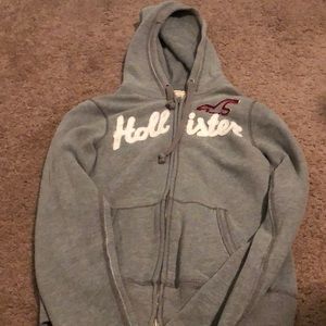 Hollister zip up sweatshirt